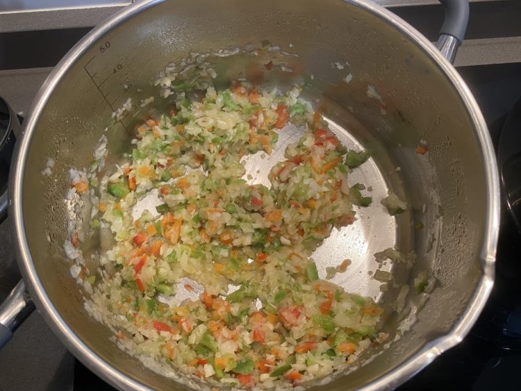 Garbanzos a la jardinera en olla express - Recetas de Méndez